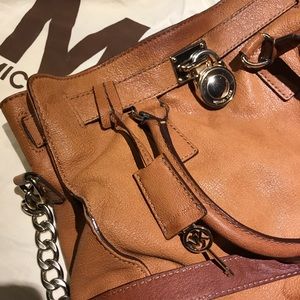 Well worn in Michael Kors purse